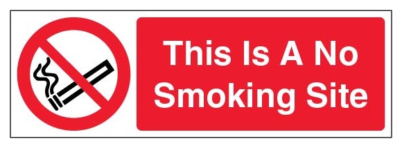 This Is A No Smoking Site Landscape