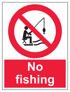 No Fishing - Portrait