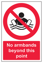 No Armbands Beyond This Point - Portrait