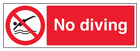 No Diving - Landscape