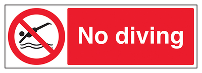 No Diving Landscape