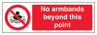 No Armbands Beyond This Point - Landscape
