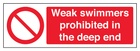 Weak Swimmers Prohibited In The Deep End - Landscape