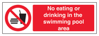 No Eating Or Drinking In The Swimming Pool Area - Landscape