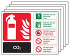5-Pack CO2 Fire Extinguisher - Landscape