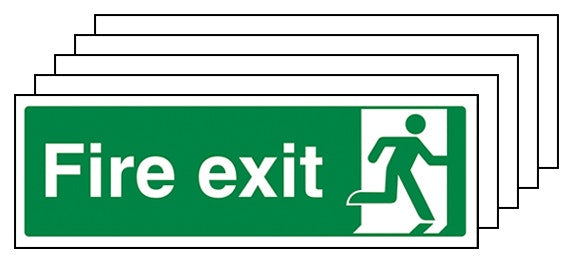 5 Pack Final Fire Exit Man Right