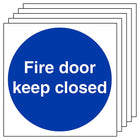 5-Pack Fire Door Keep Closed