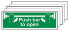 5-Pack Push Bar To Open - Landscape