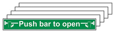 5 Pack Push Bar To Open Long Landscape