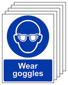 5-Pack Wear Goggles - Portrait