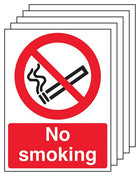 5-Pack No Smoking - Portrait