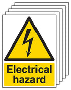 5-Pack Electrical Hazard