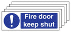 5PK - Fire Door Keep Shut - Landscape