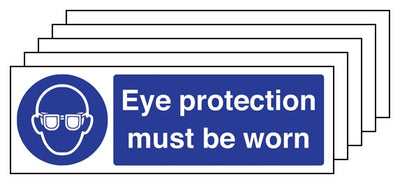 5Pk Eye Protection Must Be Worn