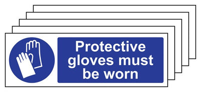 5Pk Protective Gloves Must Be Worn