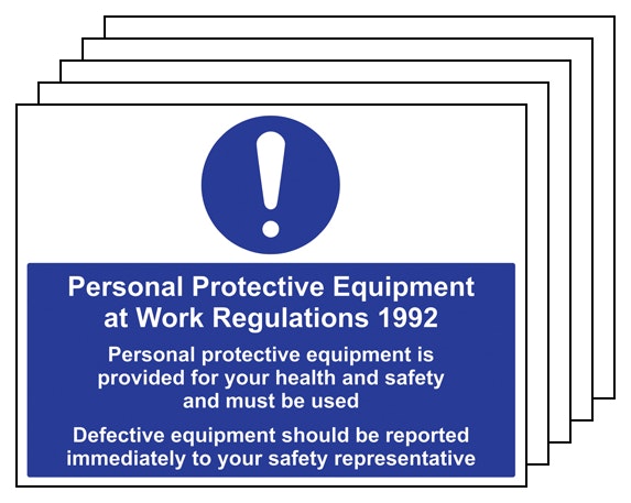 5Pk Ppe Work Regulations 1992 Must Be Used