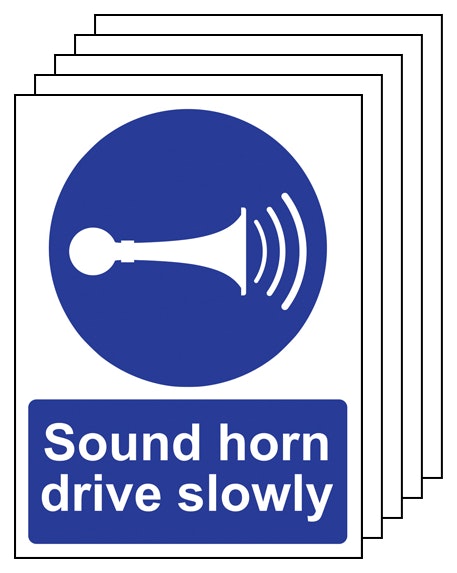 5Pk Sound Your Horn Drive Slowly