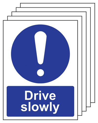 5Pk Drive Slowly Portrait
