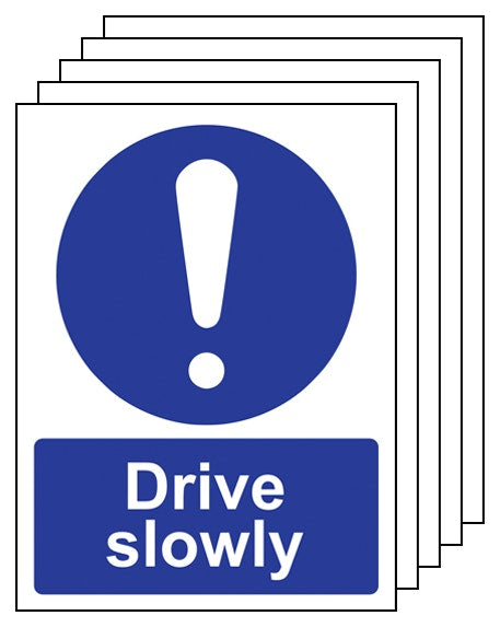 5Pk Drive Slowly Portrait