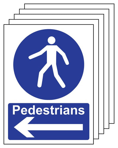 5Pk Pedestrians Arrow Left