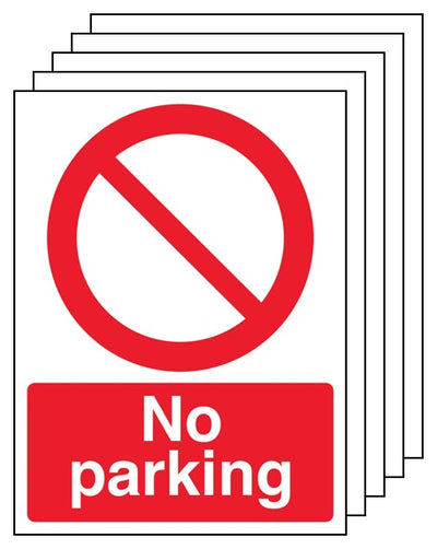 5Pk No Parking Portrait