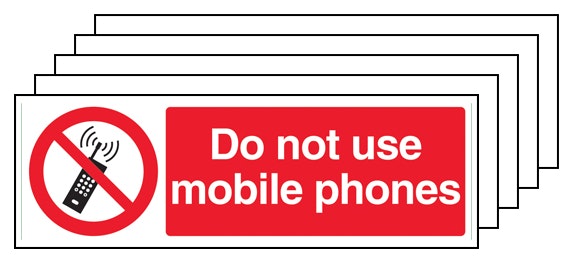 5Pk Do Not Use Mobile Phones Landscape
