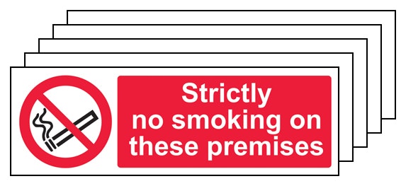 5Pk Strictly No Smoking On These Premises Landscape