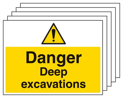 5Pk Danger Deep Excavations Large Landscape