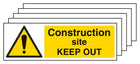 5PK - Construction Site Keep Out - Landscape