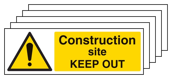 5Pk Construction Site Keep Out Landscape