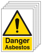 5PK - Danger Asbestos - Portrait