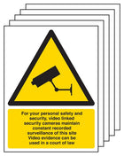 5PK - CCTV - For Your Personal Safety and Security