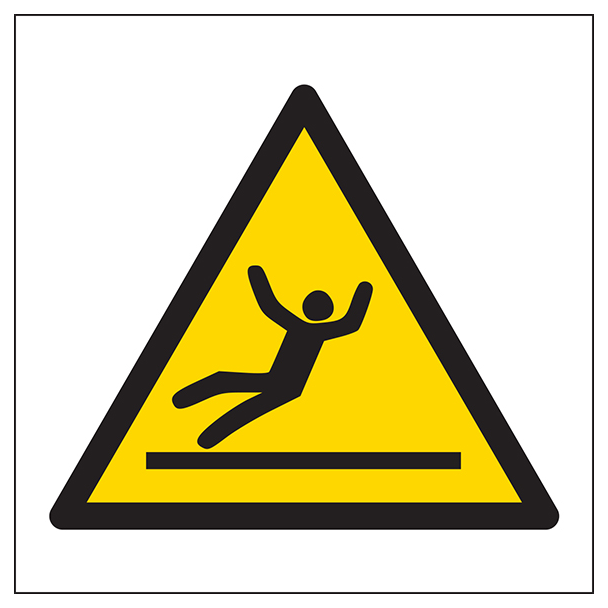 Warning Slippery Surface Symbol