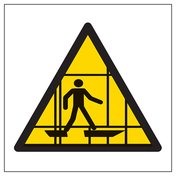 Warning Scaffolding Symbol