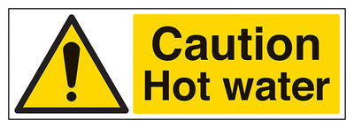 Caution Hot Water Landscape