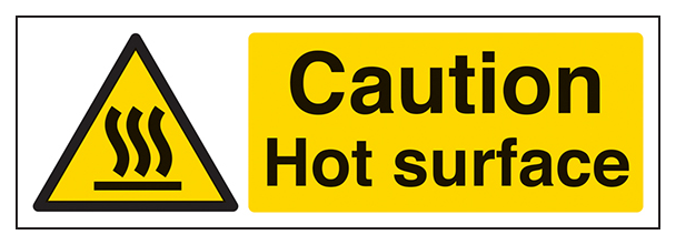 Caution Hot Surface Landscape