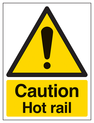 Caution Hot Rail