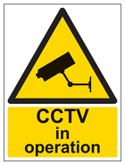 CCTV In Operation - Portrait