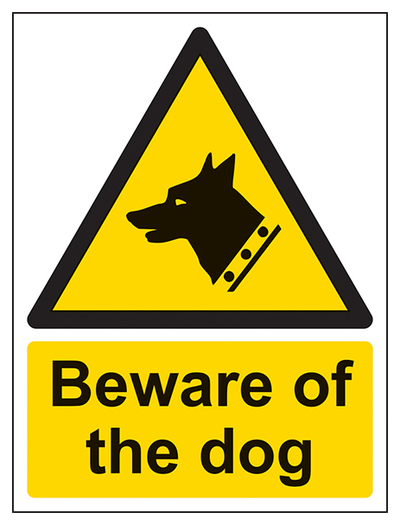 Beware Of The Dog Portrait