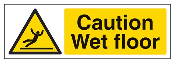 Caution Wet Floor Landscape
