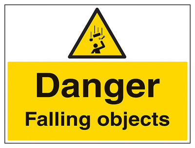 Danger Falling Objects Large Landscape
