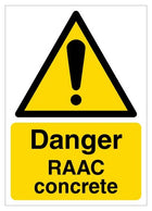Danger RAAC Concrete - Portrait