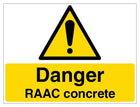 Danger RAAC Concrete - Large Landscape
