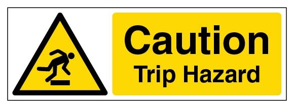 Caution Trip Hazard Landscape