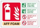 AFF Foam Fire Extinguisher - Landscape