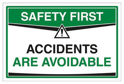 Accidents Are Avoidable