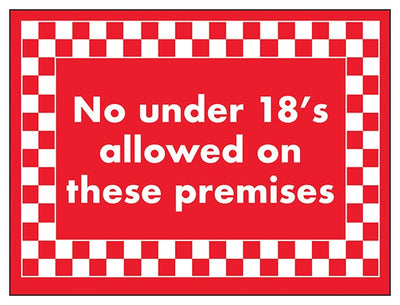 No Under 18 S Allowed On These Premises