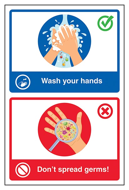 Wash Your Hands Don T Spread Germs