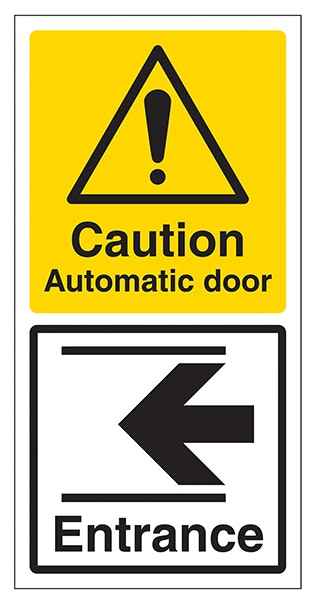 Automatic Door Entrance Arrow Left