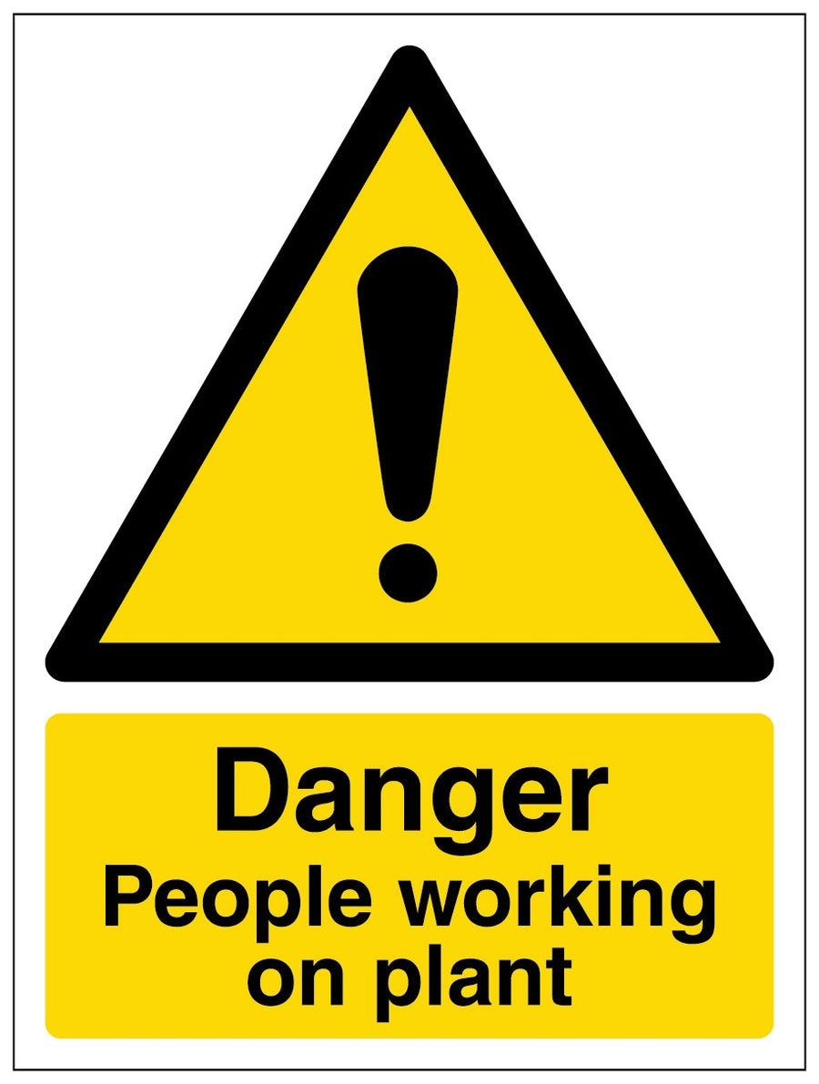Danger People Working On Plant Portrait